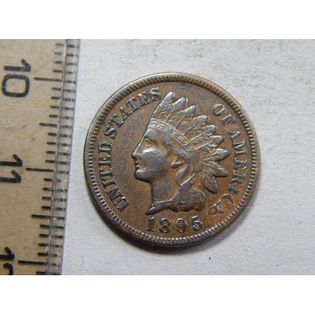USA 1 Cent 1895 Indián XF č56814 