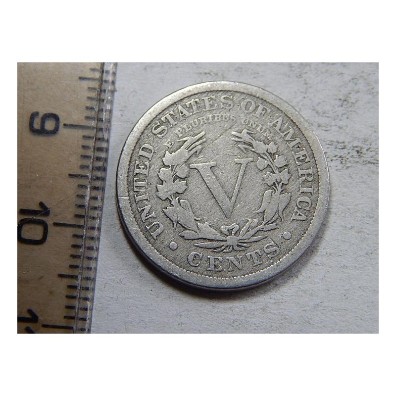 USA 5 Cents 1897 VF č56781 