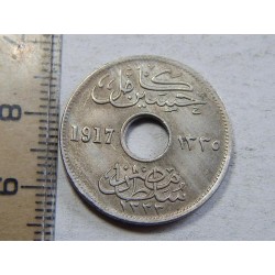 Egypt 5 Milliemes 1917 XF-UNC čLU56033 