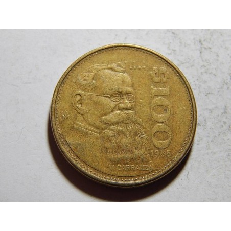 Mexiko 100 Pesos 1988 VF-XF č26440