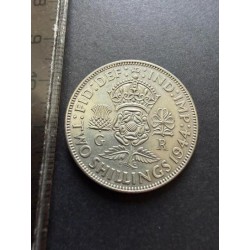 Anglie 2 Shillings 1944 Ag BU čč36092 