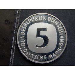 Německo BRD 5 Mark 1986 J PROOF č10981 