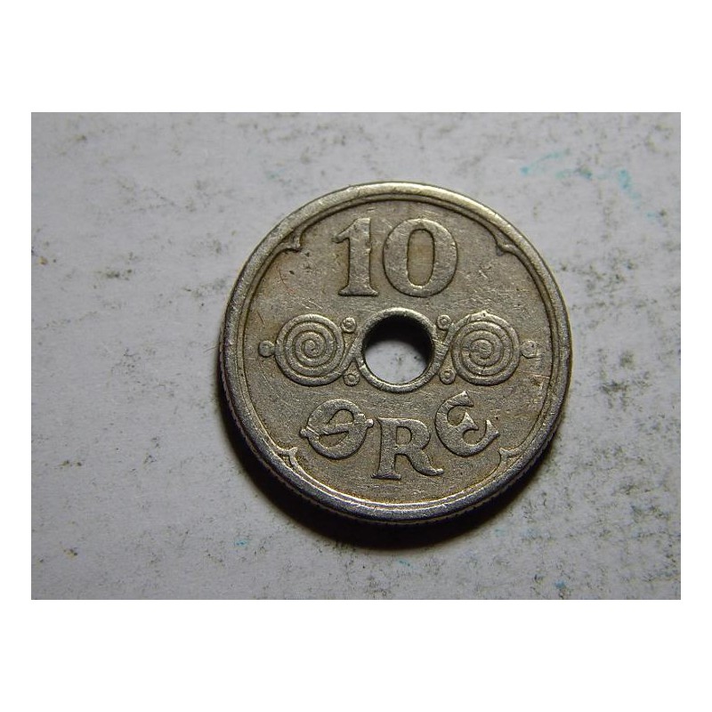 Dánsko 10 Ore 1925 HCN, GJ XF č34187 Dánsko 10 Ore 1925 HCN, GJ XF č34187