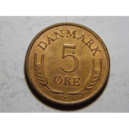 Dánsko 5 Ore 1969 CS XF č24327