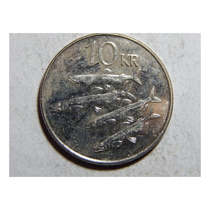 Island 10 Krónur 2008 XF č21177 Island 10 Krónur 2008 XF č21177