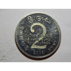 Srí Lanka 2 Rupees 2016 XF-UNC č23732
