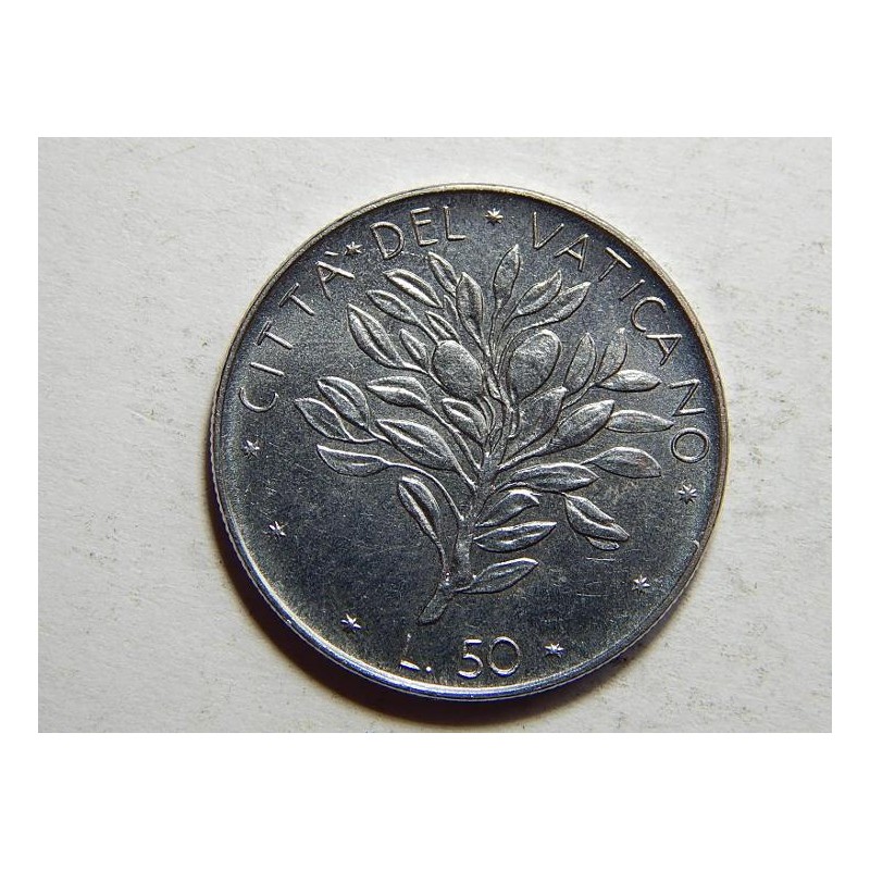 Vatikan 50 Lire 1974 UNC č25672 Vatikan 50 Lire 1974 UNC č25672