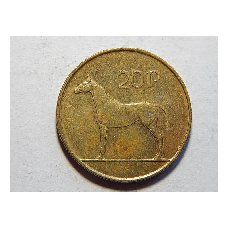 Irsko 20 Pence 1996 XF-UNC č22343 Irsko 20 Pence 1996 XF-UNC č22343
